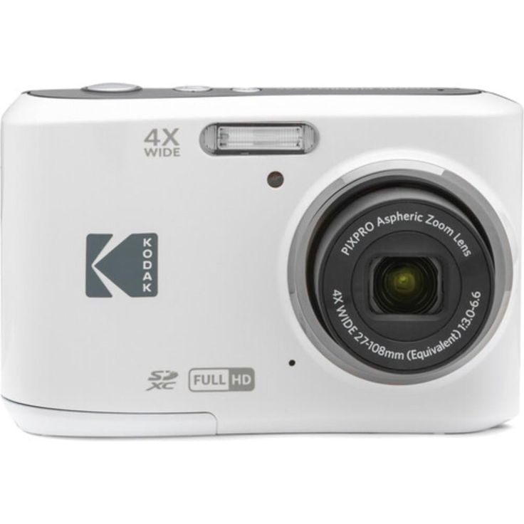 Kodak Pixpro FZ45 Kompaktkamera weiß Weiß – Bild 1