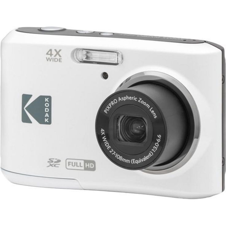 Kodak Pixpro FZ45 Kompaktkamera weiß Weiß – Bild 2