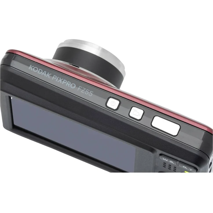 Kodak Pixpro FZ55 rot Kompaktkamera 2,7-Zoll-LCD 16 MP CMOS Full HD-Videos – Bild 6