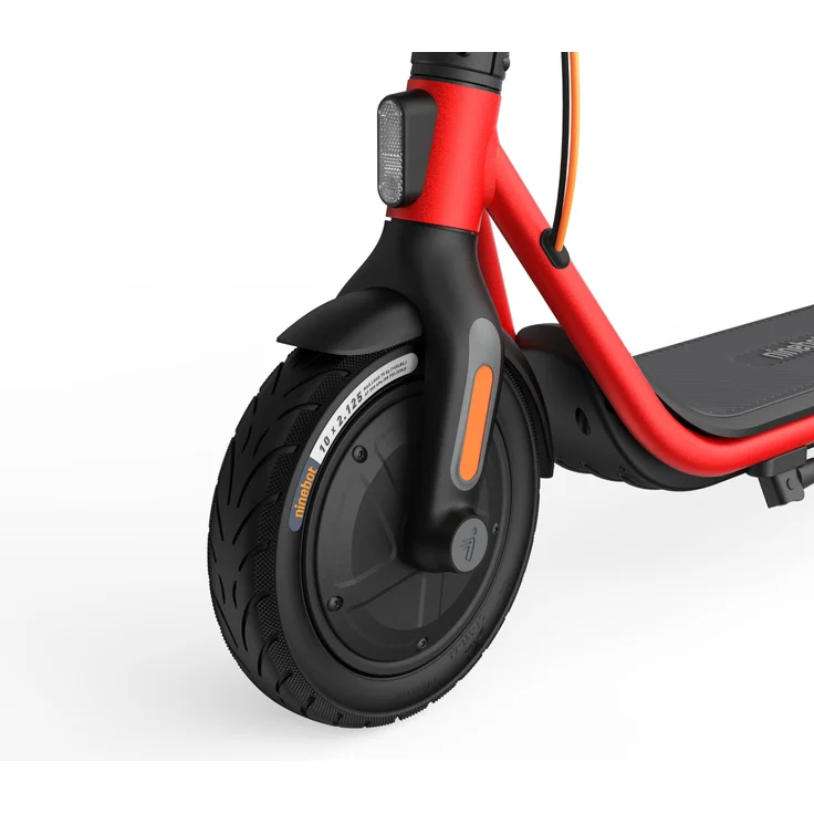 Ninebot by Segway KickScooter D28D E-Scooter, mit Straßenzulassung, Schwarz/Rot, 20 km/h – Bild 4