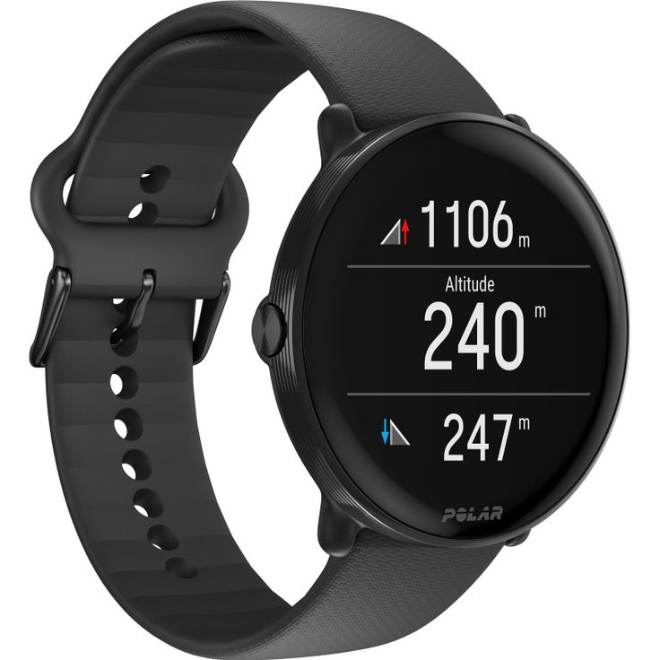 Polar Ignite 3 Smartwatch GPS, Unisex, 43mm, Kunststoffarmband, Black Night – Bild 1