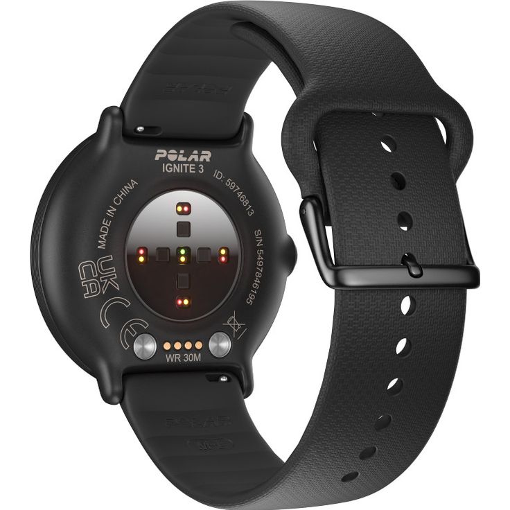 Polar Ignite 3 Smartwatch GPS, Unisex, 43mm, Kunststoffarmband, Black Night – Bild 4