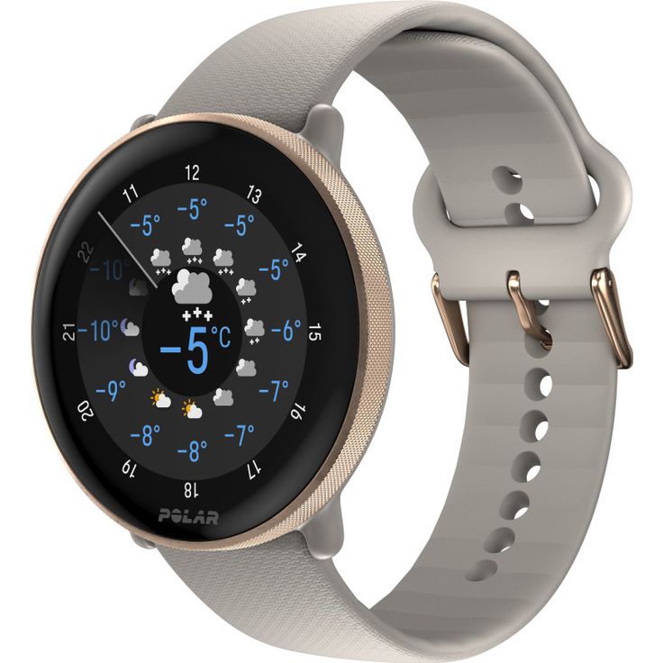 Polar Ignite 3 Smartwatch GPS, Unisex, 43mm, Kunststoffarmband, Greige Sand – Bild 6