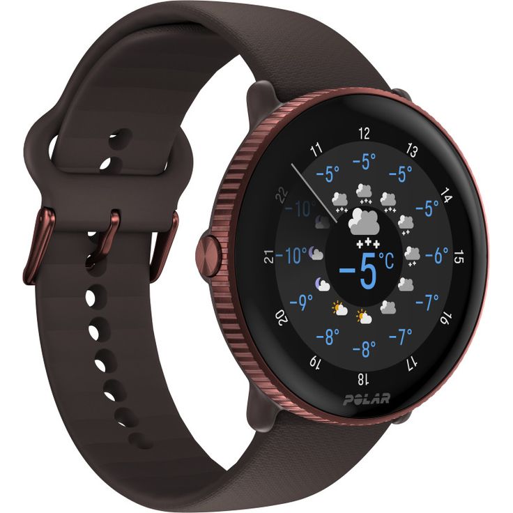 Polar Ignite 3 Smartwatch GPS, Unisex, 43mm, Kunststoffarmband, Brown Copper – Bild 1