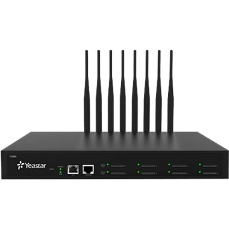 Tiptel Yeastar NeoGate TG800 - VoIP-Gateway - 100Mb LAN - GSM 850-900-1800-1900 - 1U