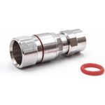 VHBW N Steckverbinder (männlich) für 48 V Netzkabel, Koaxialkabel - Koaxial-Verbinder für GPS- & WLAN-Geräte, Antennen usw.