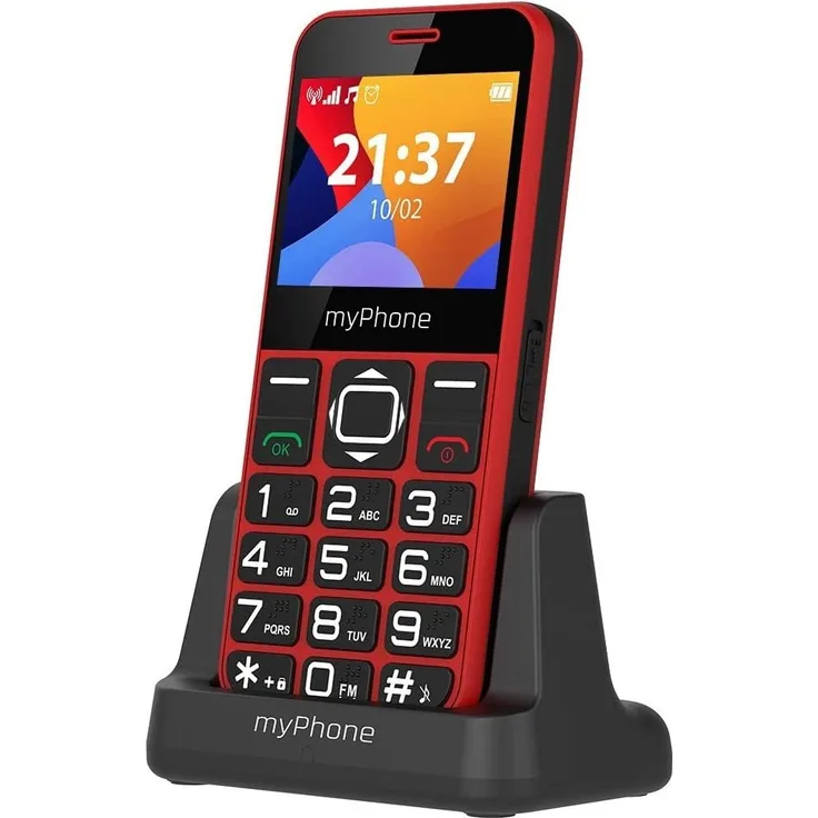 myPhone Halo 3 Seniorenhandy IPS-Display, Notruf-Taste, Rot