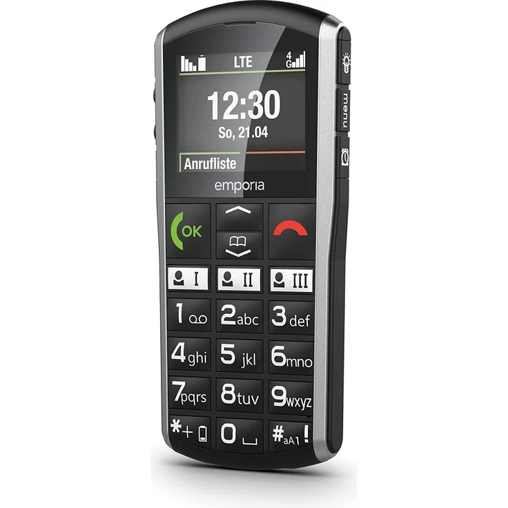 Emporia SIMPLICITY V27 4G Seniorenhandy Farbdisplay, 128GB interner Speicher, Notruf-Taste, schwarz – Bild 3