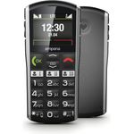 Emporia SIMPLICITY V27 4G Seniorenhandy Farbdisplay, 128GB interner Speicher, Notruf-Taste, schwarz