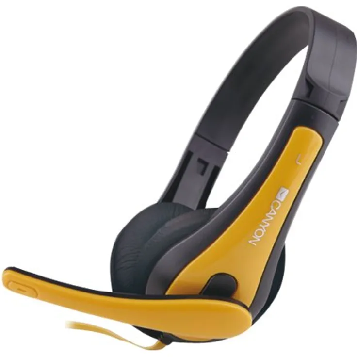 Canyon Headset HSC-1 3.5mm Klinke Mikrofon black retail