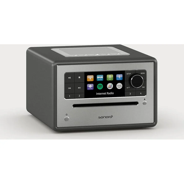 Sonoro Elite Digitalradio DAB-DAB+-UKW FM-Webradio,  Graphite matt Silver – Bild 2