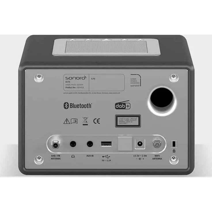 Sonoro Elite Digitalradio DAB-DAB+-UKW FM-Webradio,  Graphite matt Silver – Bild 3