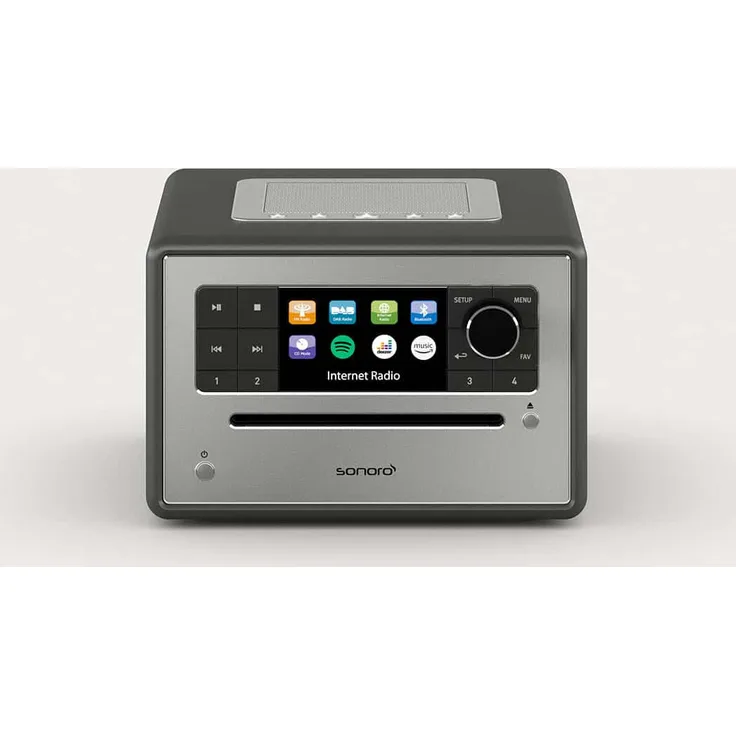 Sonoro Elite Digitalradio DAB-DAB+-UKW FM-Webradio,  Graphite matt Silver
