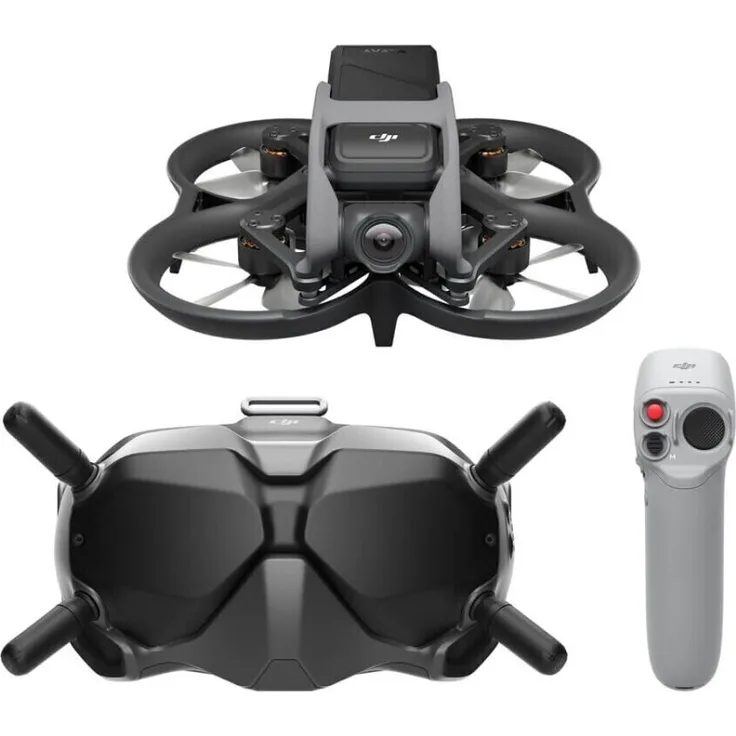 DJI Avata FLY SMART COMBO Quadrocopter RtF First Person View, Kameraflug Hellgrau (matt)