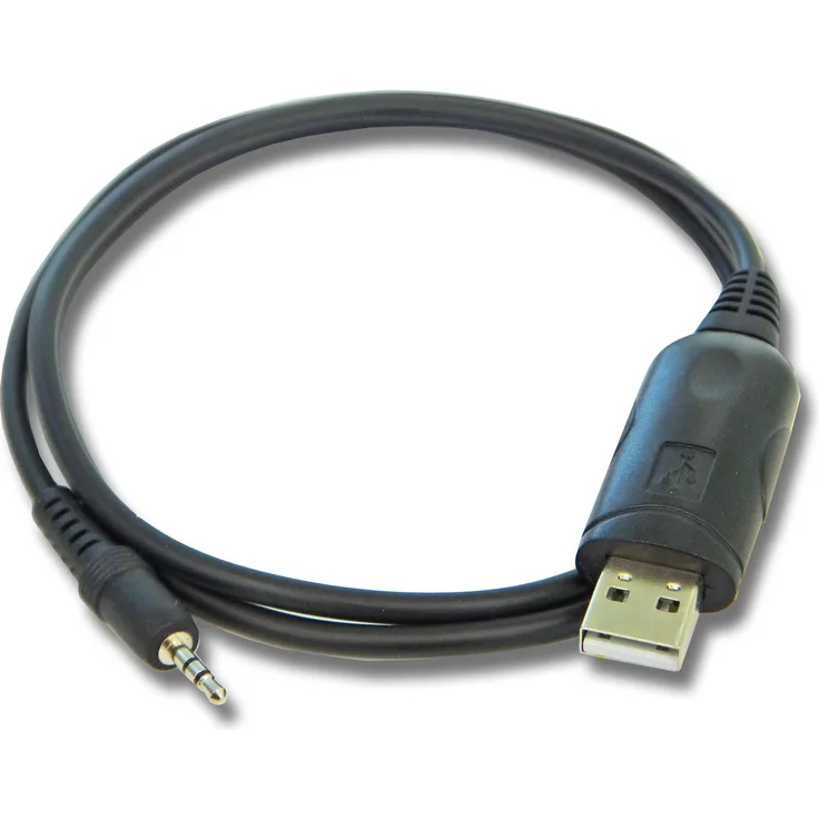 VHBW USB-Programmierkabel kompatibel mit Funkgerät Motorola AXU4100, AXV5100, Commander 245, CP040, CP125, CP140, CP150 Ersatz für PMKN4004, AAPMKN4004, DSK001C706