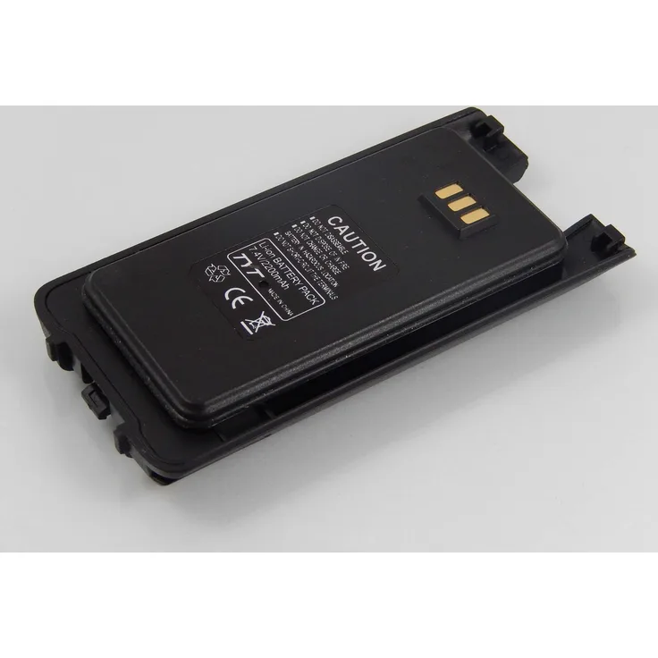 VHBW Akku Ersatz für TYT MD-UV390 für Funkgerät, Walkie Talkie (2200mAh, 7,4V, Li-Ion)