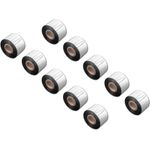 VHBW 10x Thermotransfer-Band kompatibel mit Citizen CL-S700, CLP-9301 Drucker Etikettendrucker - Thermoband, Wischfest, 40 mm x 300 m, Schwarz