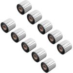 VHBW 10x Thermotransfer-Band kompatibel mit Zebra XiIII plus, Z4M, Z4M+ Drucker Etikettendrucker - Thermoband, Wischfest, 60 mm x 300 m, Schwarz