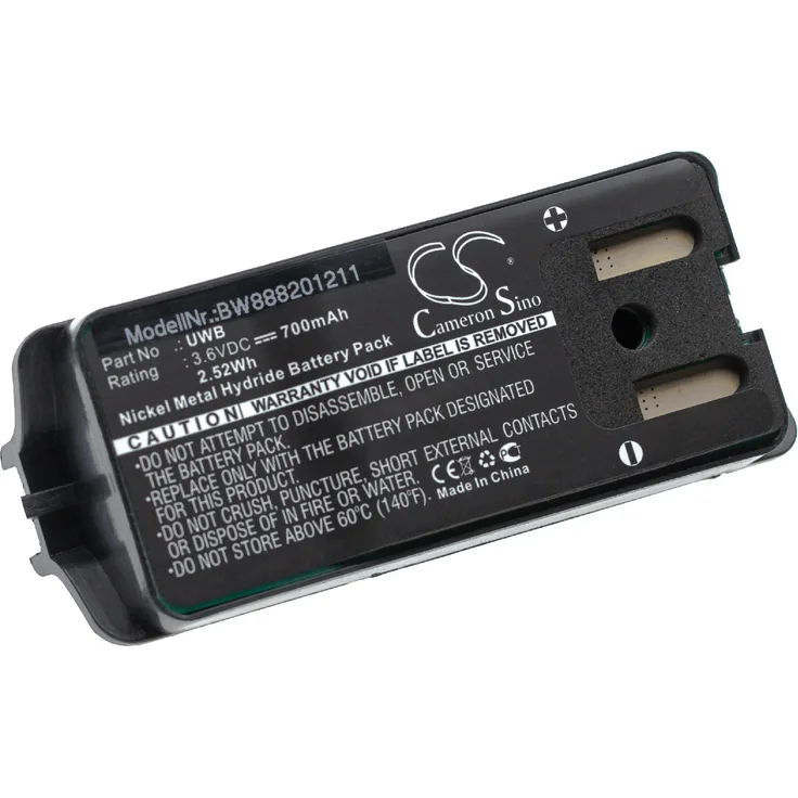 VHBW Akku kompatibel mit JAY A001, Remote Control ECU, Remote Industrial HF Standard Funkgerät, Walkie Talkie (700mAh, 3,6V, NiMH)