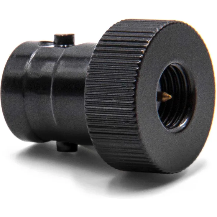 VHBW Antennenadapter kompatibel mit Wouxun KG-UV6D, KG-UV8D Funkgeräte - BNC Buchse auf SMA Stecker Adapter, Schwarz