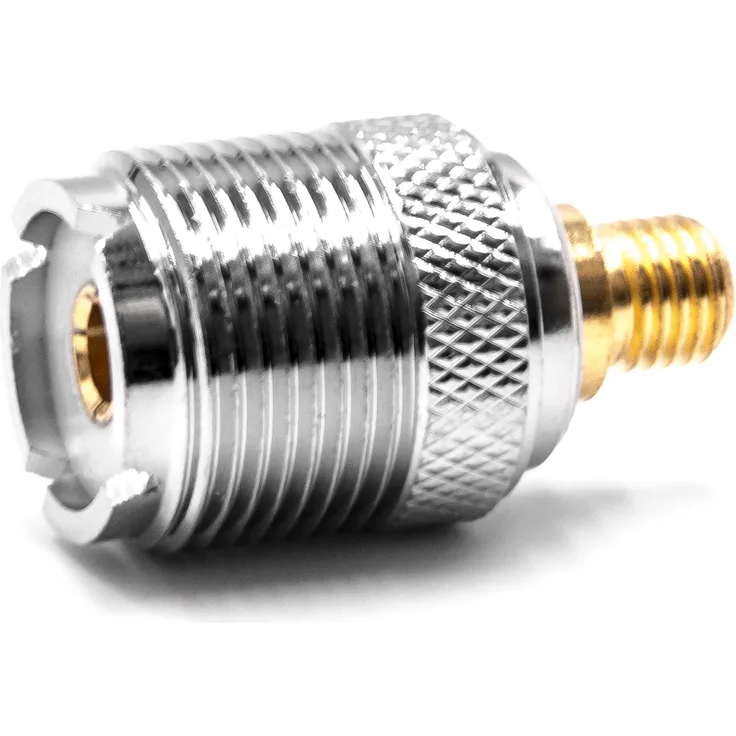 VHBW PL259 Antennenadapter kompatibel mit Motorola CT150, CP180, CP200, CP185 Walkie-Talkie, Handheld - Koaxial Antenne Adapter