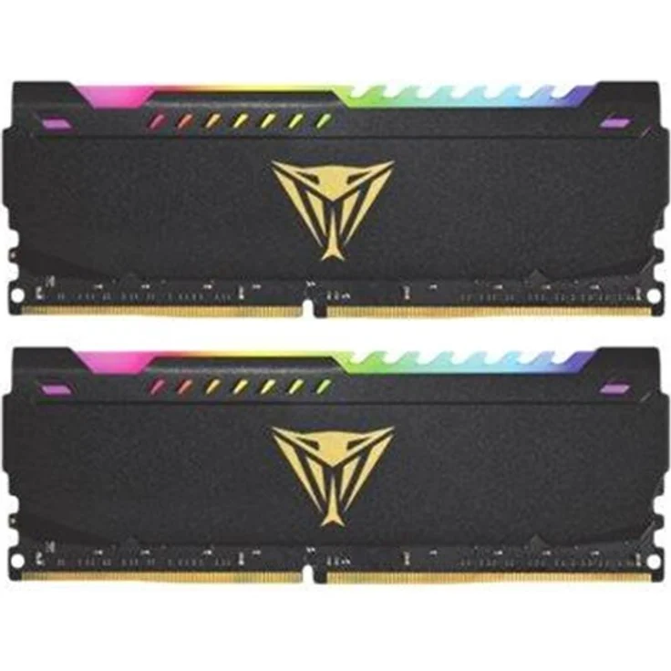 Patriot Viper Steel RGB - DDR4 - kit - 16 GB: 2 x 8 GB - DIMM 288-pin - 3600 MHz - PC4-28800 - unbuffered - Preisvergleich – Bild 1