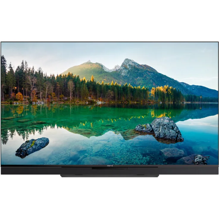 Metz blue 55MUC8001Z 139 cm (55 Zoll) LED Smart TV (Ultra HD, HDR) HD-Triple-Tuner (Sat, Antenne, Kabel) Modelljahr 2021 Energieklasse G