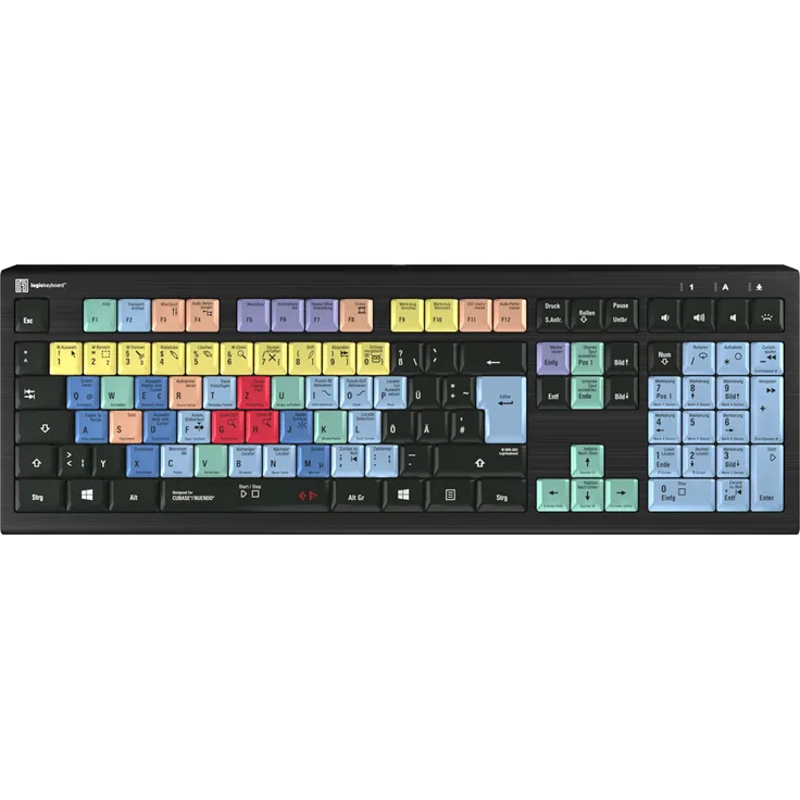 LogicKeyboard LKB-CBASE-A2PC-DE, Tastatur, USB, QWERTZ, schwarz (LKB-CBASE-A2PC-DE)