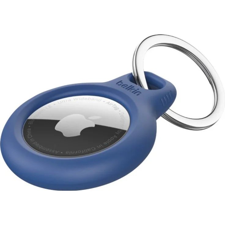 Belkin 2er-Pack Secure Holder mit Schlüsselanhänger für Apple AirTag, blau – Bild 2