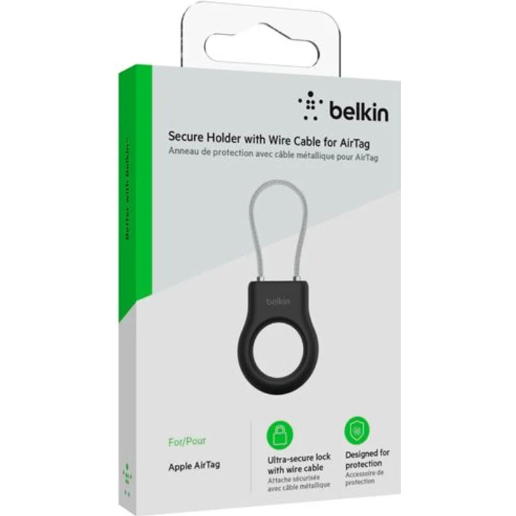 Belkin Secure Holder Drahtschl. Apple AirTag, schwarz MSC009btBK – Bild 2