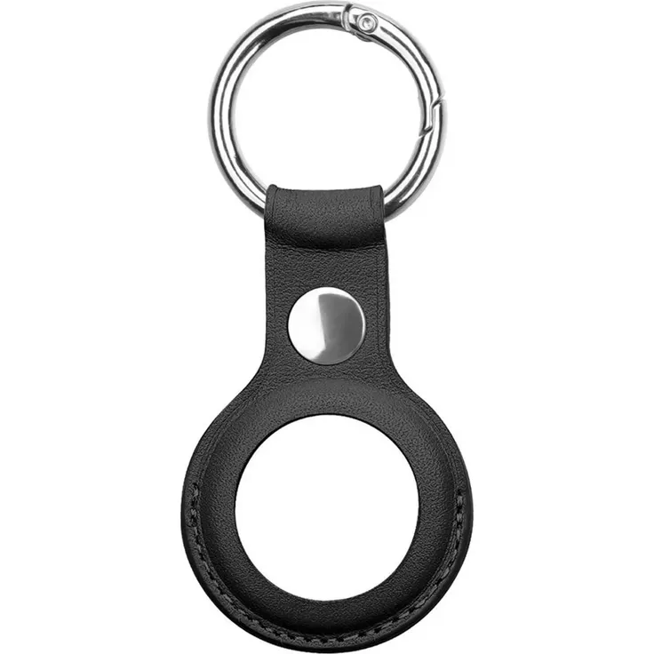 COFI 1453 Case für AirTag Schutz Hülle Cover Schlüsselanhänger Apple AirTag Cover Case Tracker Tasche Schwarz