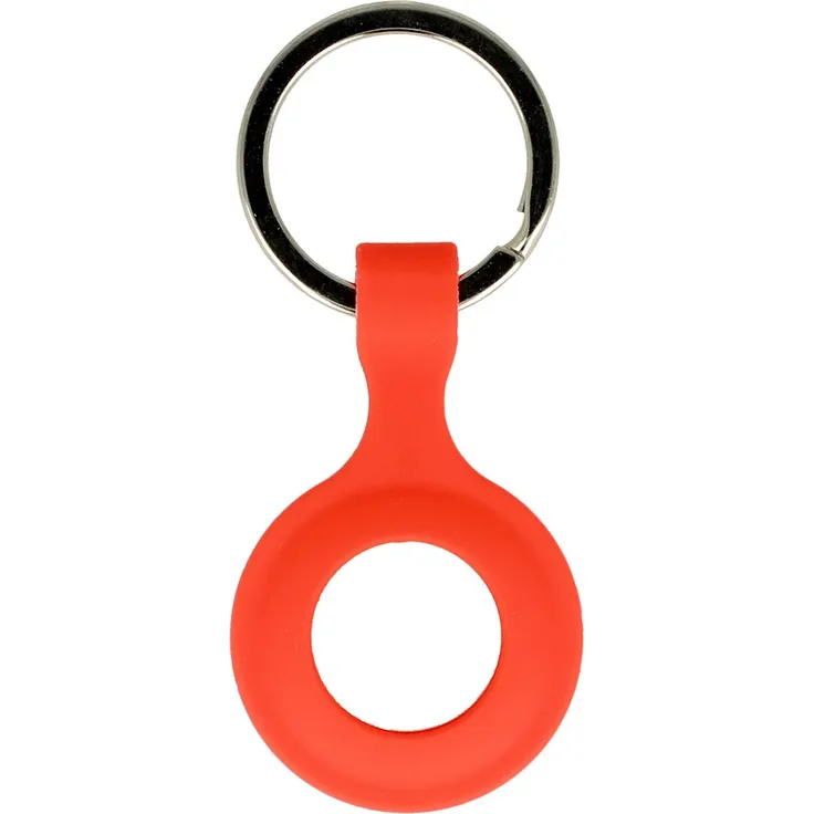 COFI 1453 Silikon Case für AirTag Schutz Hülle Cover Schlüsselanhänger Apple AirTag Cover Case Tracker Tasche Orange