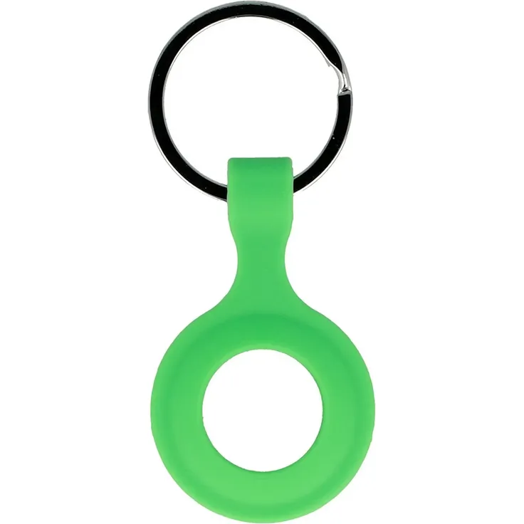 COFI 1453 Silikon Case für AirTag Schutz Hülle Cover Schlüsselanhänger Apple AirTag Cover Case Tracker Tasche Grün