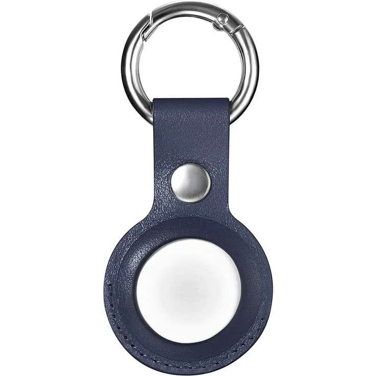 COFI 1453 Case für AirTag Schutz Hülle Cover Schlüsselanhänger Apple AirTag Cover Case Tracker Tasche Blau