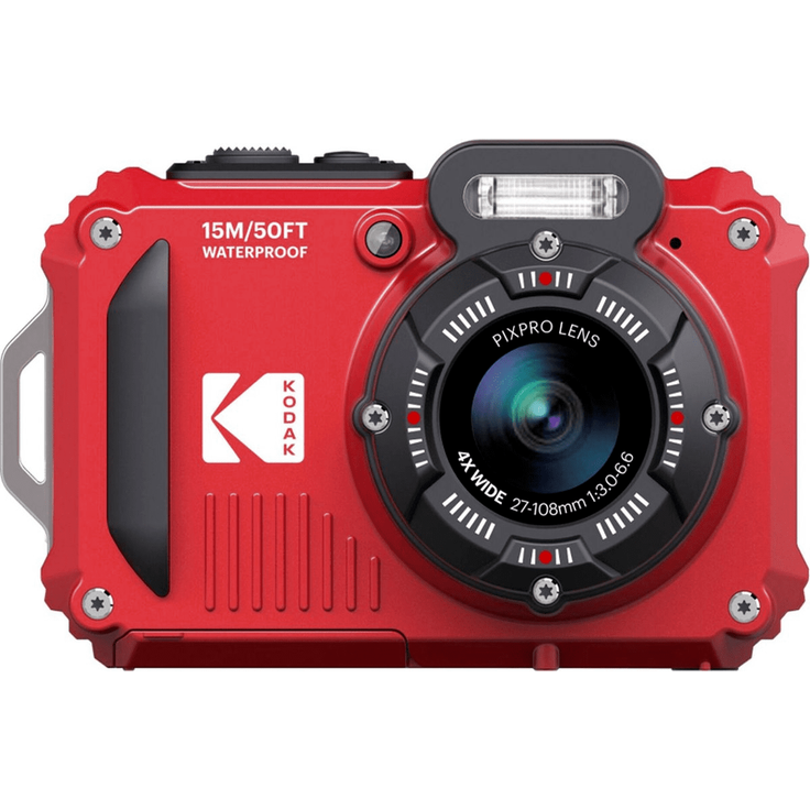 Kodak Pixpro WPZ2 Kompaktkamera 4x Opt. Zoom Rot – Bild 1