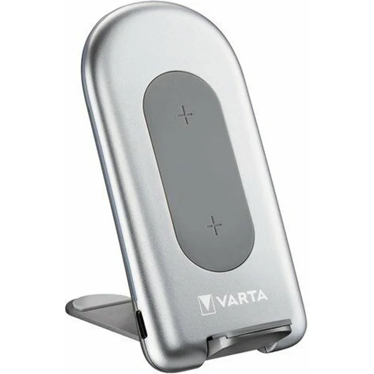VARTA Ultra Fast Wireless Charger 15W Qi-Ladegerät (kabellos) Silber – Bild 1