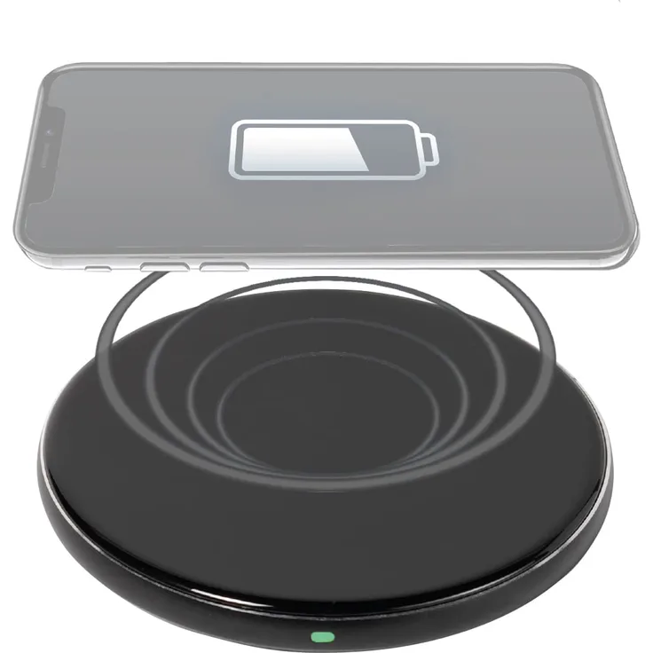 Vivanco Qi-Ladegerät Wireless Super Fast Charger, induktives QI Schnellladepad, 15W (QICHARPADVV15WBK)