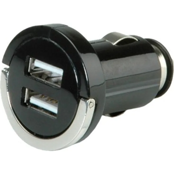 Value USB Charger Auto-Netzteil 10 Watt 2.1 A 2 Ausgabeanschlussstellen (USB)