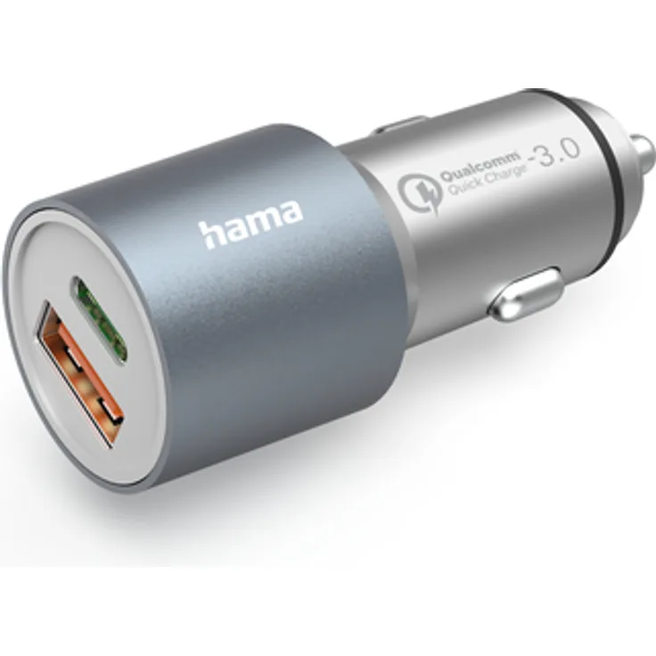 Hama 00201639 Ladegerät für Mobilgeräte Silber Auto