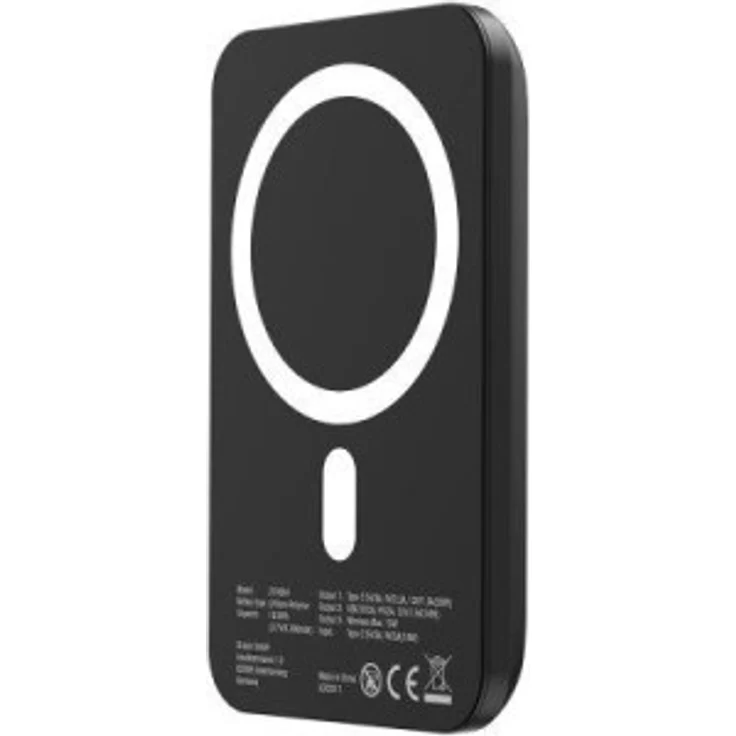 Xlayer Powerbank Wireless Charger Magnetic PD 20W 5.000 mAh Qi-zertifiziert Black (Kabellos, mit magnetischer Andockung für iPhone 12 Modelle, 3 Geräte gleichzeitig laden, LED-Anzeige) – Bild 3