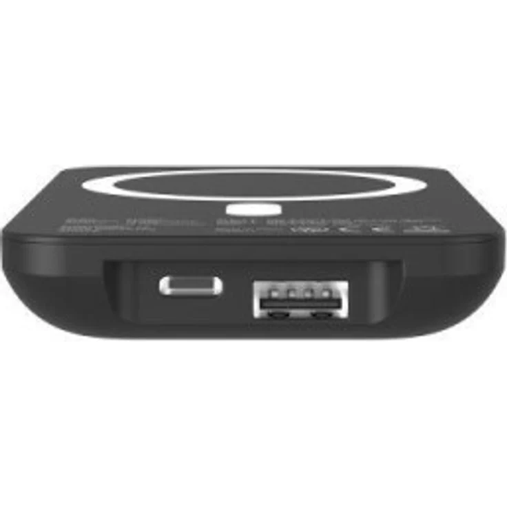 Xlayer Powerbank Wireless Charger Magnetic PD 20W 5.000 mAh Qi-zertifiziert Black (Kabellos, mit magnetischer Andockung für iPhone 12 Modelle, 3 Geräte gleichzeitig laden, LED-Anzeige) – Bild 2