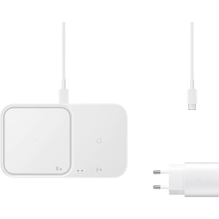 Samsung Wireless Charger Duo mit Schnellladeadapter EP-P5400T – Bild 1