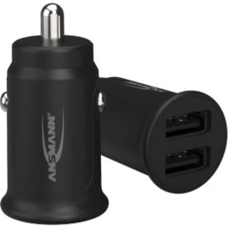 Ansmann InCar Charger CC212 1000-0030 USB-Ladegerät Kfz, LKW Ausgangsstrom (max.) 2400 mA 2 x USB 2.0 Buchse A