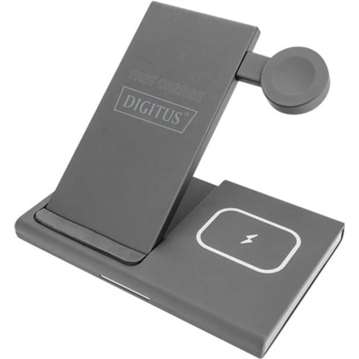 Digitus wireless charging stand 3-in-1 15 Watt – Bild 1