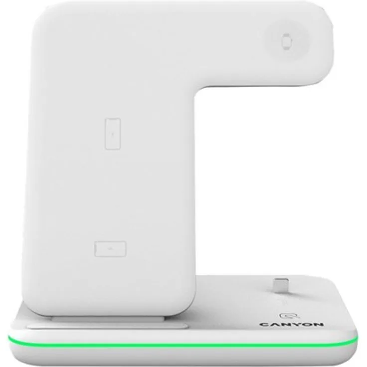 Canyon WS-302 wireless charging stand 3-in-1 Lightning-Micro-USB Type B 15 Watt