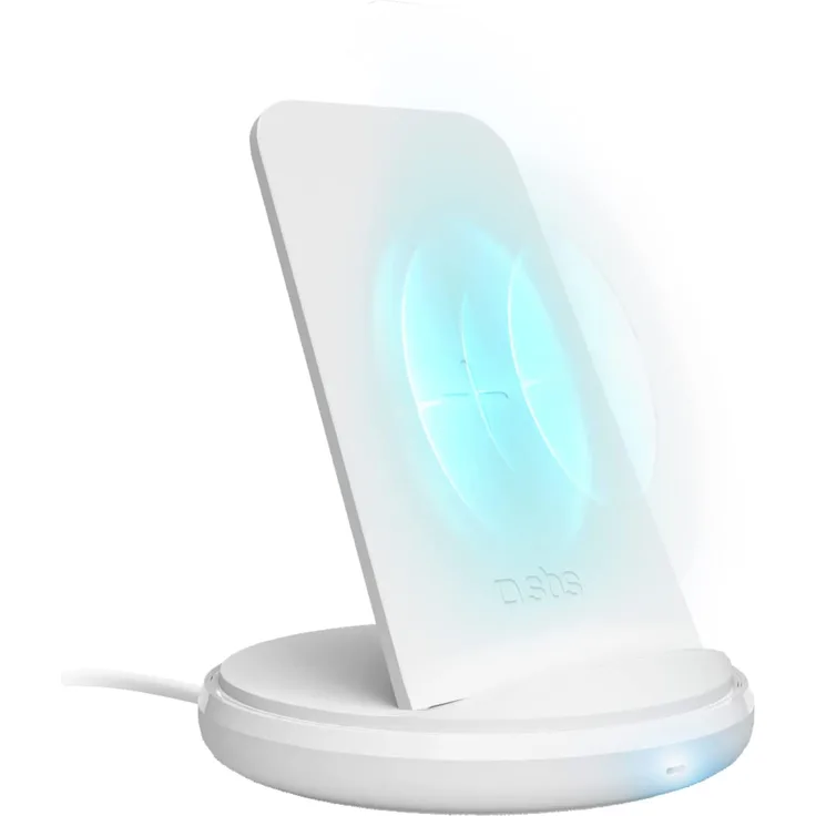 SBS Wireless Charger Stand 10W induktive Ladestation weiß