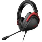 Asus ROG Delta S Core Gaming-Headset, Schwarz/Rot