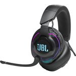 JBL Quantum 910 Over Ear Bluetooth Gaming-Headset, kabelgebunden&kabellos, Schwarz