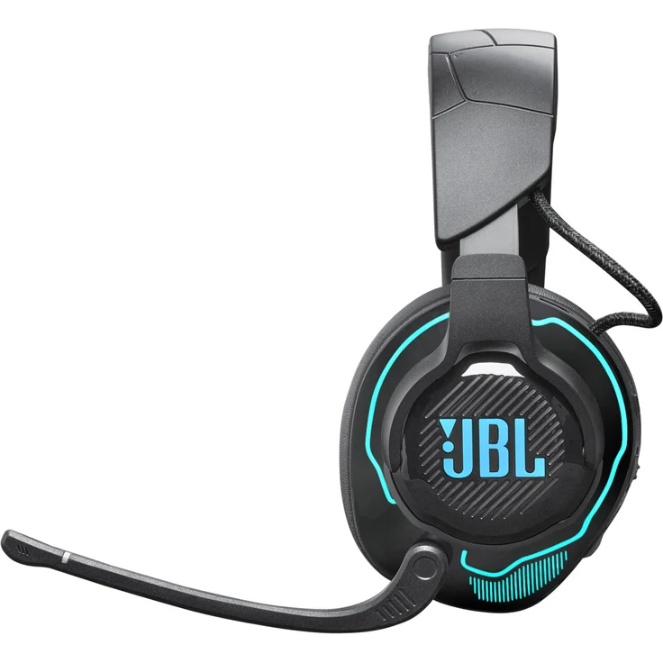 JBL Quantum 910 Over Ear Bluetooth Gaming-Headset, kabelgebunden&kabellos, Schwarz – Bild 4