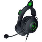 Razer Kraken Kitty Edition V2 Pro Gaming-Headset, RGB-Beleuchtung, 3 Paar austauschbare Ohren, Schwarz
